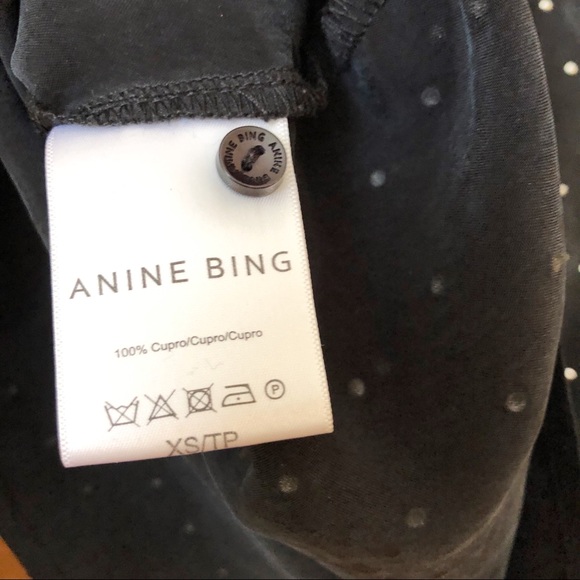 Anine Bing Black Mini Dress with Embellishments XS - Picture 7 of 7